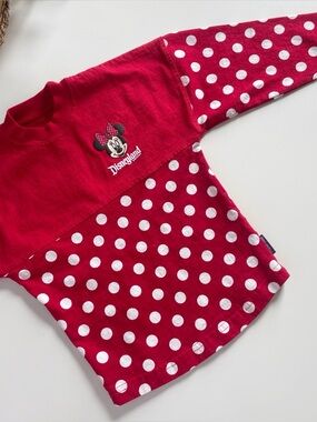 Official Disney Parks Red Minnie Mouse Polkadot Spirit Jersey | Size XS | 4
